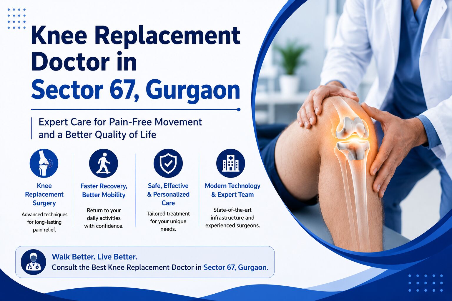 Knee Replacement Doctor in Sector 67, Gurgaon